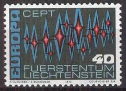 LIECHTENSTEIN 1972 Mi-Nr. 564 ** MNH - CEPT