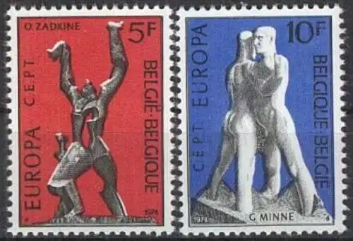 BELGIEN 1974 Mi-Nr. 1766/67 ** MNH - CEPT