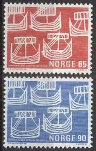 NORWEGEN 1969 Mi-Nr. 579/80 ** MNH