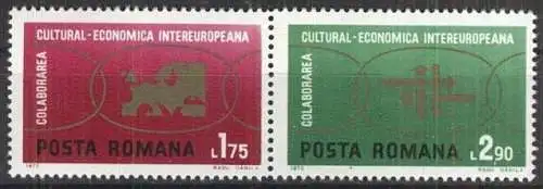 RUMÄNIEN 1972 Mi-Nr. 3020/21 ** MNH