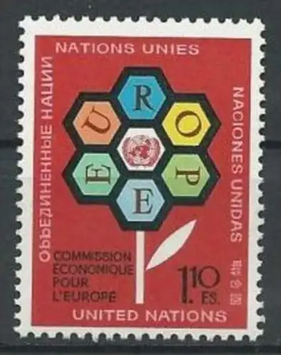 UNO GENF 1972 Mi-Nr. 27 ** MNH