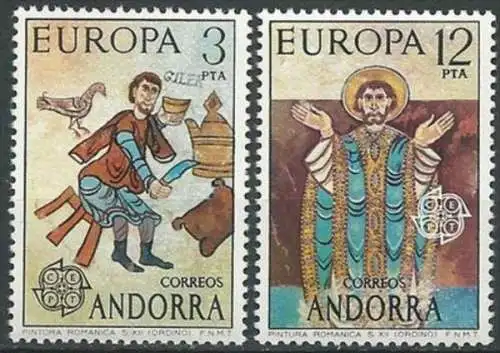 SPAN. ANDORRA 1975 Mi-Nr. 96/97 ** MNH