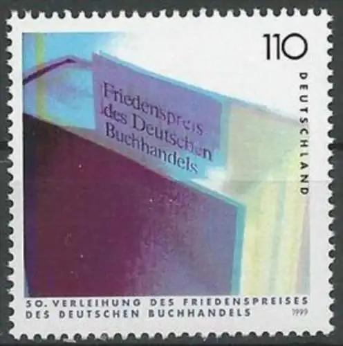 DEUTSCHLAND 1999 Mi-Nr. 2075 ** MNH