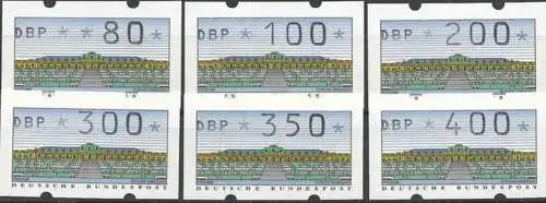 DEUTSCHLAND 1993 Mi-Nr. ATM 2.1.1 VS 1 Automatenmarken ** MNH