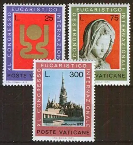 VATIKAN 1973 Mi-Nr. 615/17 ** MNH