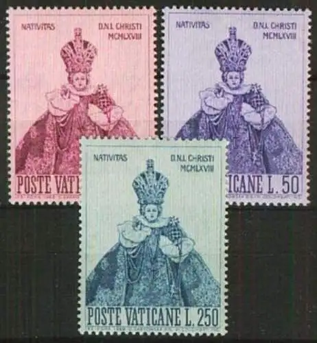 VATIKAN 1968 Mi-Nr. 541/43 ** MNH