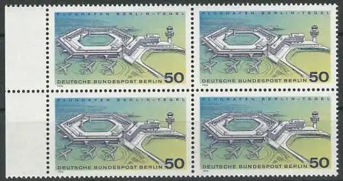 BERLIN 1974 Mi-Nr. 477 Viererblock ** MNH