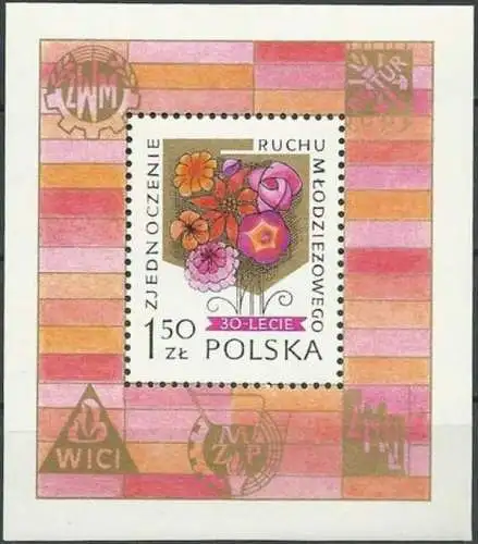 POLEN 1978 Mi-Nr. Block 72 ** MNH