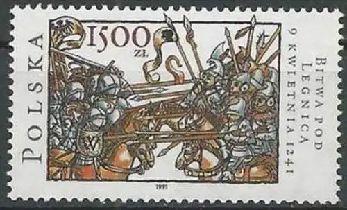 POLEN 1991 Mi-Nr. 3318 ** MNH