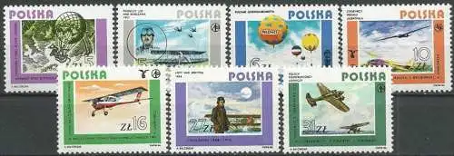 POLEN 1984 Mi-Nr. 2939/45 ** MNH