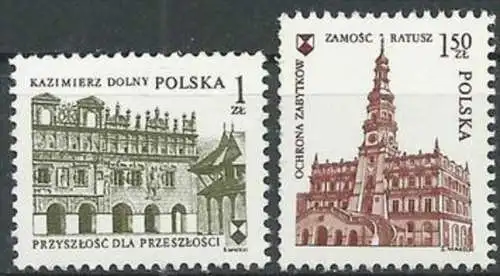 POLEN 1975 Mi-Nr. 2413/14 ** MNH