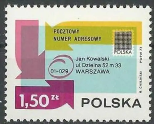 POLEN 1973 Mi-Nr. 2245 ** MNH