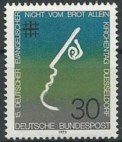 DEUTSCHLAND 1973 Mi-Nr. 772 ** MNH