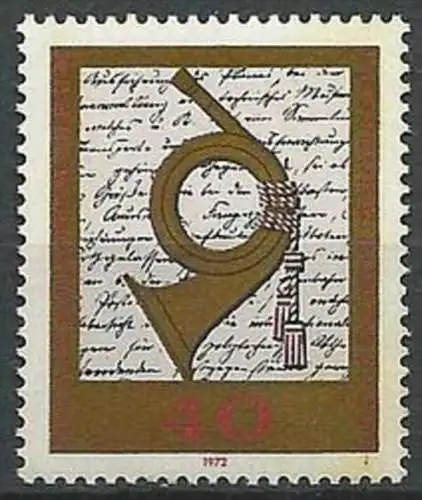 DEUTSCHLAND 1972 Mi-Nr. 739 ** MNH