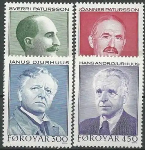 FÄRÖER 1984 Mi-Nr. 99/02 ** MNH