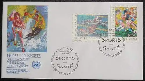 UNO GENF 1988 FDC Mi-Nr. 169/70