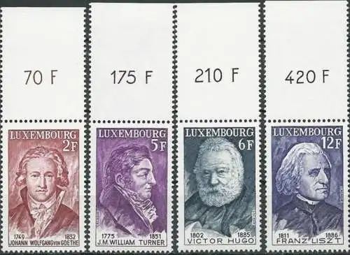 LUXEMBURG 1977 Mi-Nr. 941/44 ** MNH