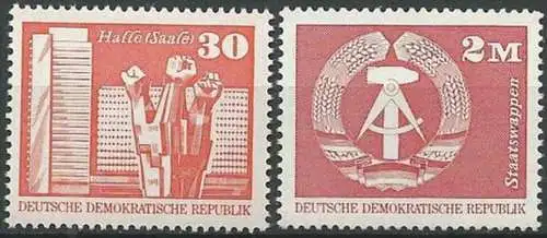 DDR 1973 Mi-Nr. 1899/00 ** MNH