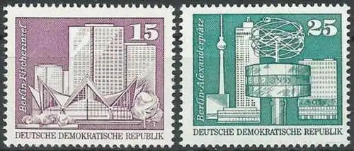 DDR 1973 Mi-Nr. 1853/54 ** MNH