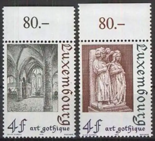 LUXEMBURG 1974 Mi-Nr. 887/88 ** MNH