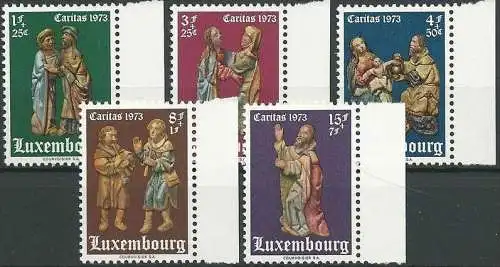 LUXEMBURG 1973 Mi-Nr. 871/75 ** MNH