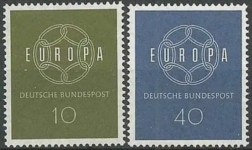 DEUTSCHLAND 1959 Mi-Nr. 320/21 ** MNH