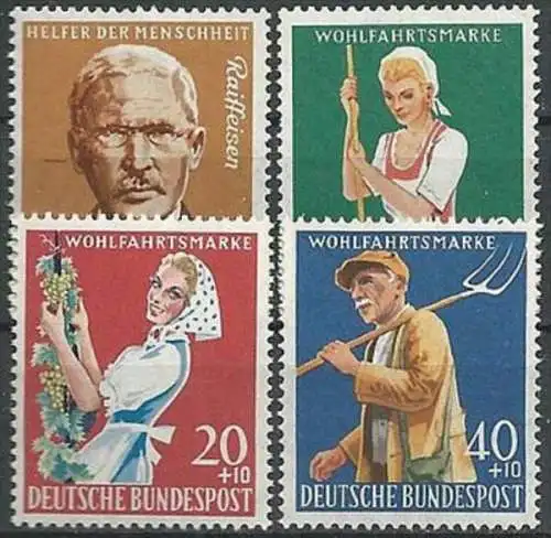 DEUTSCHLAND 1958 Mi-Nr. 297/00 ** MNH