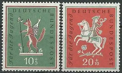 DEUTSCHLAND 1958 Mi-Nr. 286/87 ** MNH