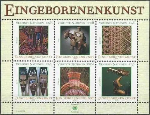 UNO WIEN 2003 Mi-Nr. Block 17 ** MNH