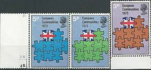 GROSSBRITANNIEN 1973 Mi-Nr. 612/14 ** MNH