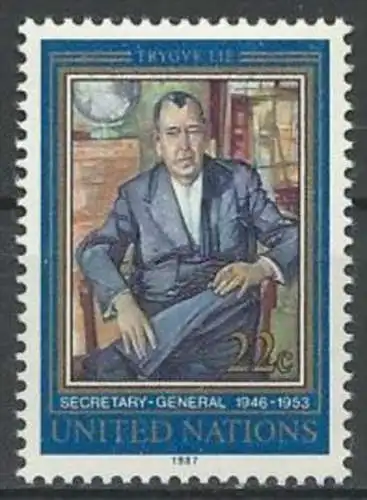 UNO NEW YORK 1987 Mi-Nr. 519 ** MNH