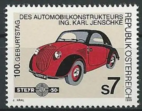 ÖSTERREICH 1999 Mi-Nr. 2282 ** MNH