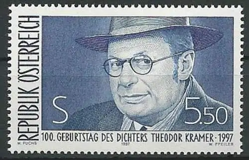 ÖSTERREICH 1997 Mi-Nr. 2209 ** MNH