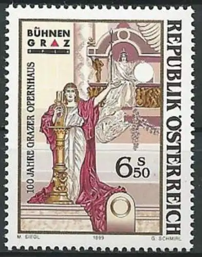 ÖSTERREICH 1999 Mi-Nr. 2294 ** MNH