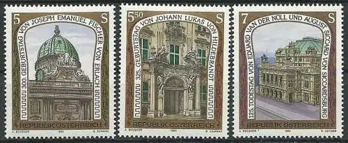 ÖSTERREICH 1993 Mi-Nr. 2084/86 ** MNH