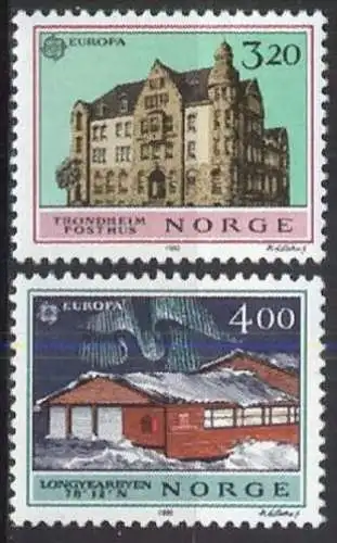 NORWEGEN 1990 Mi-Nr. 1046/47 ** MNH - CEPT