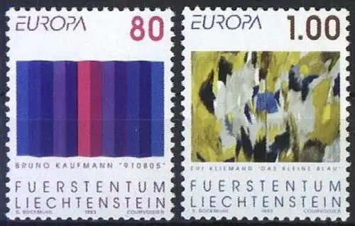 LIECHTENSTEIN 1993 Mi-Nr. 1054/55 ** MNH - CEPT