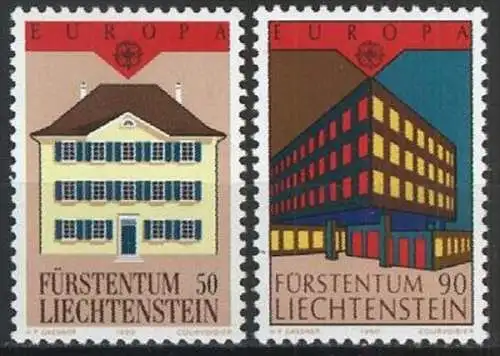 LIECHTENSTEIN 1990 Mi-Nr. 984/85 ** MNH - CEPT