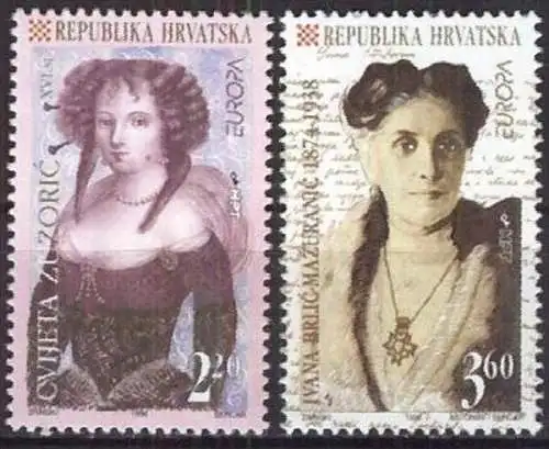 KROATIEN 1996 Mi-Nr. 375/76 ** MNH - CEPT