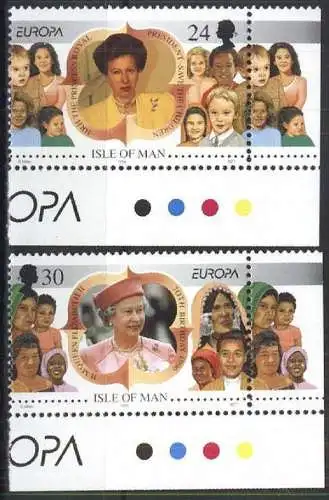 ISLE OF MAN 1996 1993 Mi-Nr. 674/75 ** MNH - CEPT