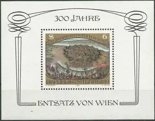 ÖSTERREICH 1983 Mi-Nr. Block 6 ** MNH