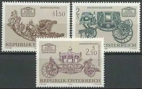 ÖSTERREICH 1972 Mi-Nr. 1406/08 ** MNH