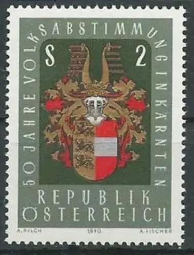 ÖSTERREICH 1970 Mi-Nr. 1343 ** MNH