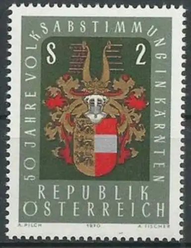 ÖSTERREICH 1970 Mi-Nr. 1343 ** MNH