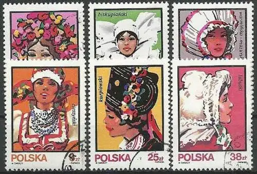 POLEN 1983 Mi-Nr. 2891/96 o used - aus Abo