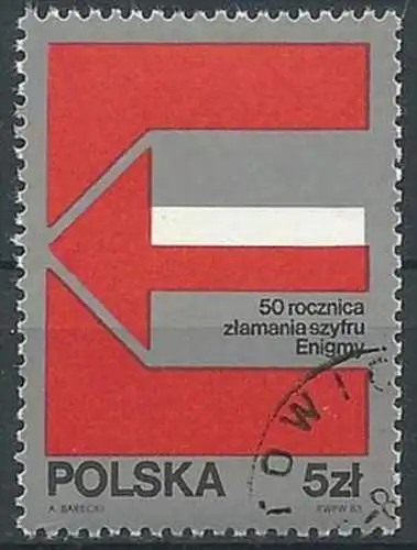 POLEN 1983 Mi-Nr. 2875 o used - aus Abo