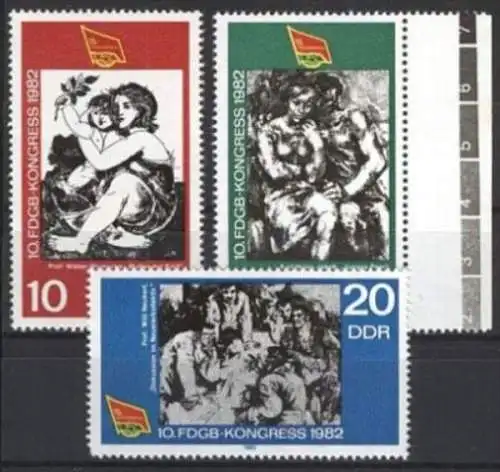 DDR 1982 Mi-Nr. 2699/01 ** MNH