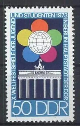 DDR 1973 Mi-Nr. 1867 ** MNH