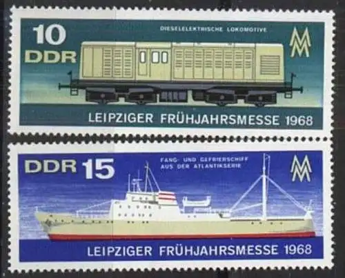 DDR 1968 Mi-Nr. 1349/50 ** MNH