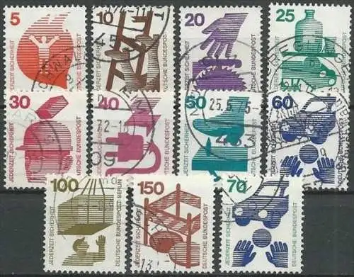 DEUTSCHLAND 1971 Mi-Nr. 694/03 A o used